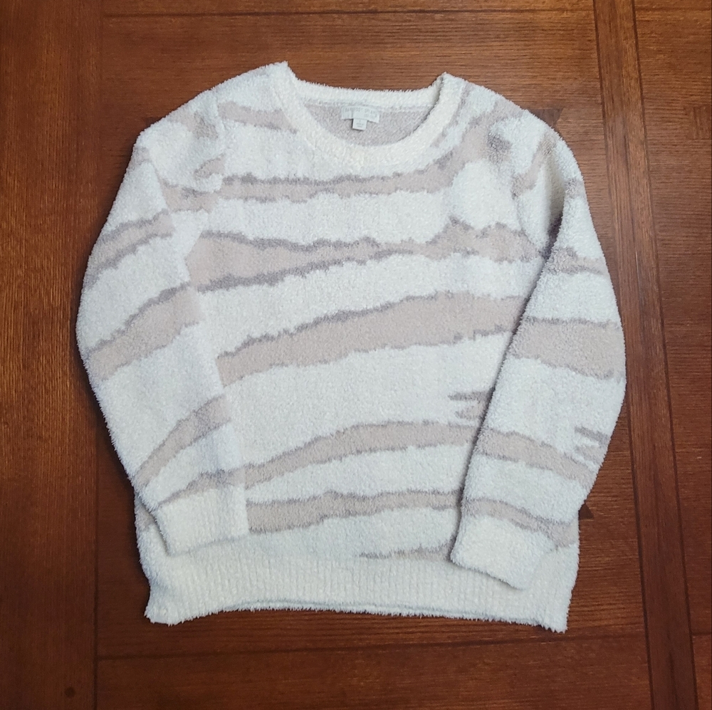 Barefoot Dreams Cozy Chic Crewneck Sweater Large
